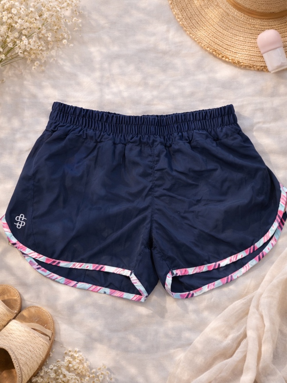 Simply Southern Shorts L NWOT Navy Athletic Lounge Shorts Cute Summer Comfy